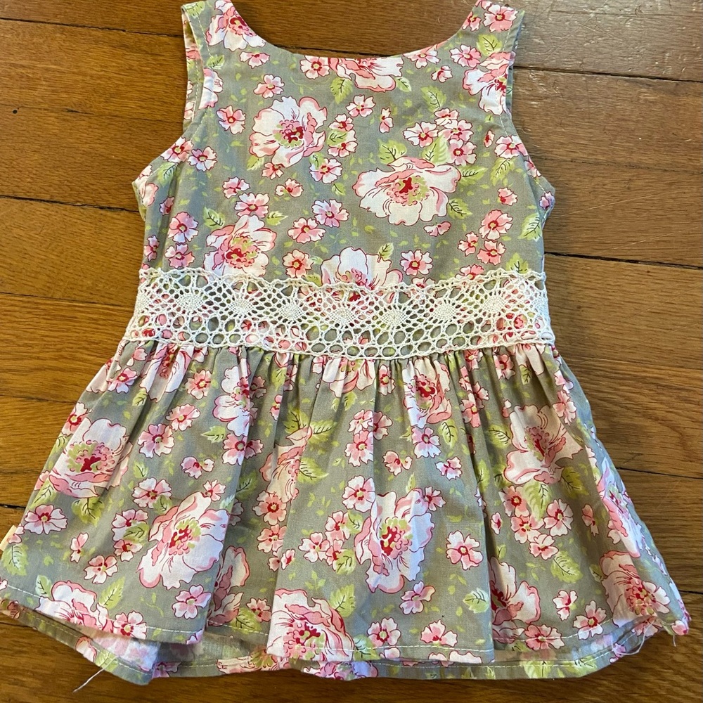 Toddler Floral tank Size 2